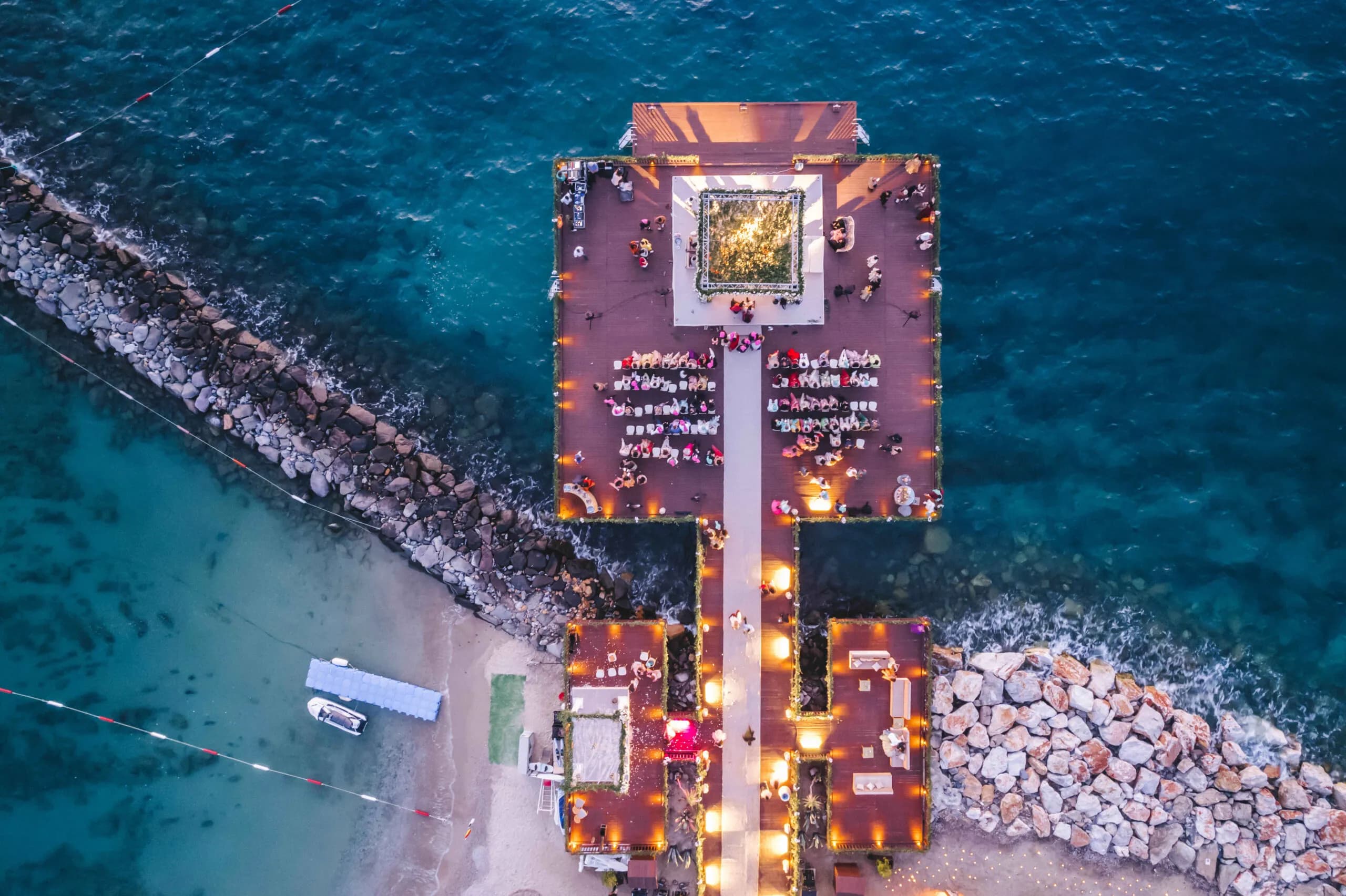 The Plaza Bodrum iskele ve özel plaj
